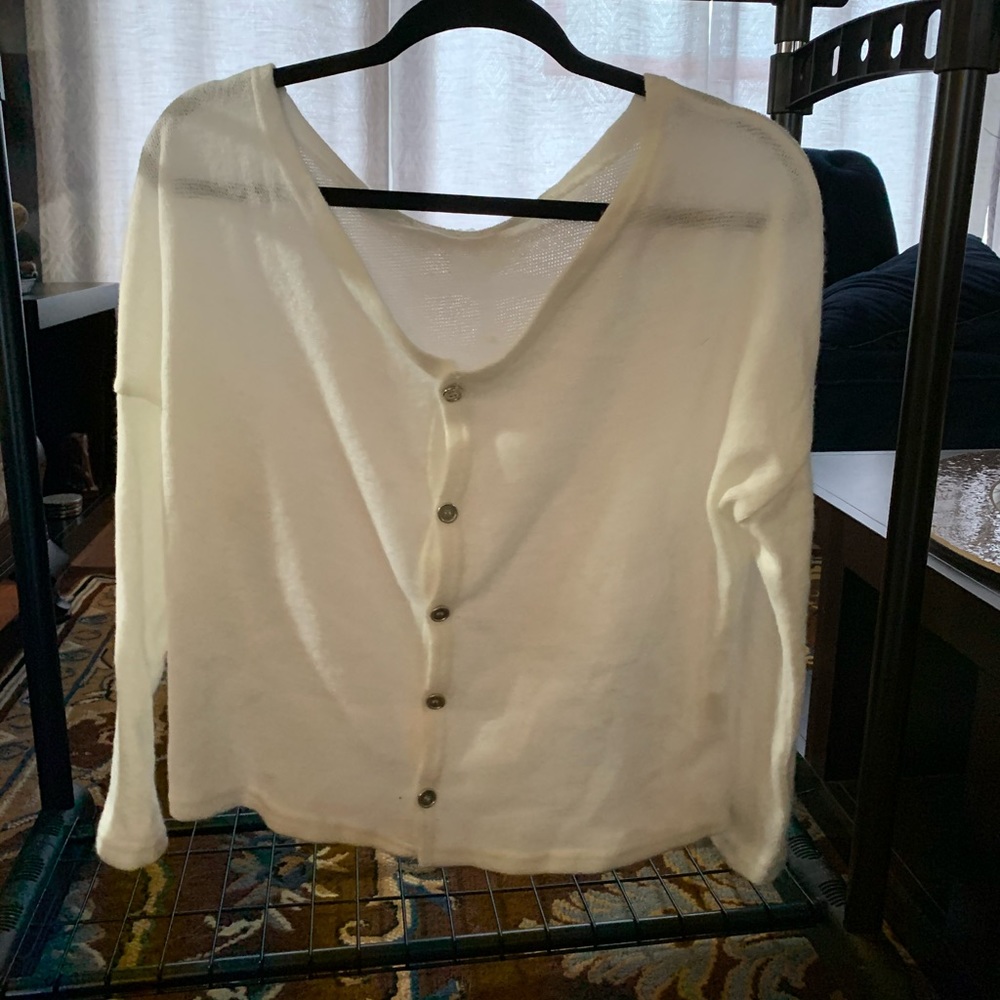 White Cardigan